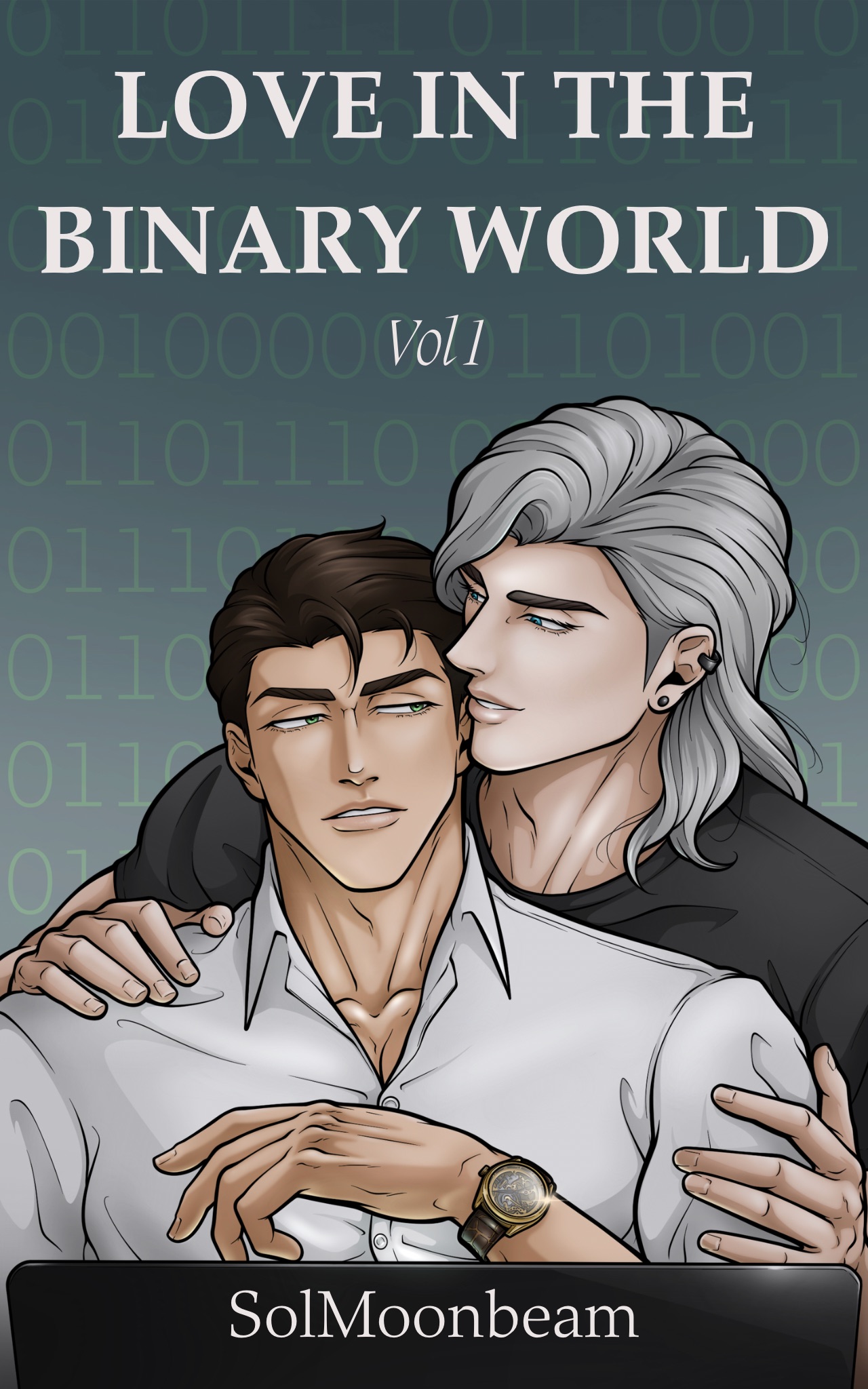 SolMoonbeam's BL/MM Romance Novel "Love In The Binary World" (Modern + Smut + Vers Couple + Office Romance) set in beautiful Prague